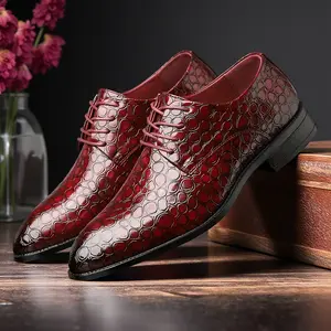 [Men's Formal Shoes] Stylish-Pattern Men's Shoes |   Formal Business English Pointed Toe 2094