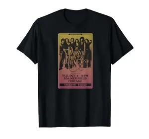 VintageTee Gildan Daisy Jones & the Six T-Shirt, Daisy Jones & the Six Musical Drama Series T-shirt, Vintage Soldier Field Chicago, Retro Rock Band, Great Gift For Music Lover, Fans