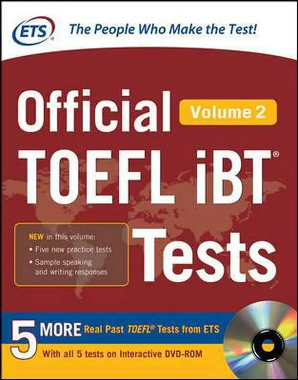 USED Book - Official TOEFL Ibt(r) Tests Volume 2 by Educational Testing Service (Paperback) - english