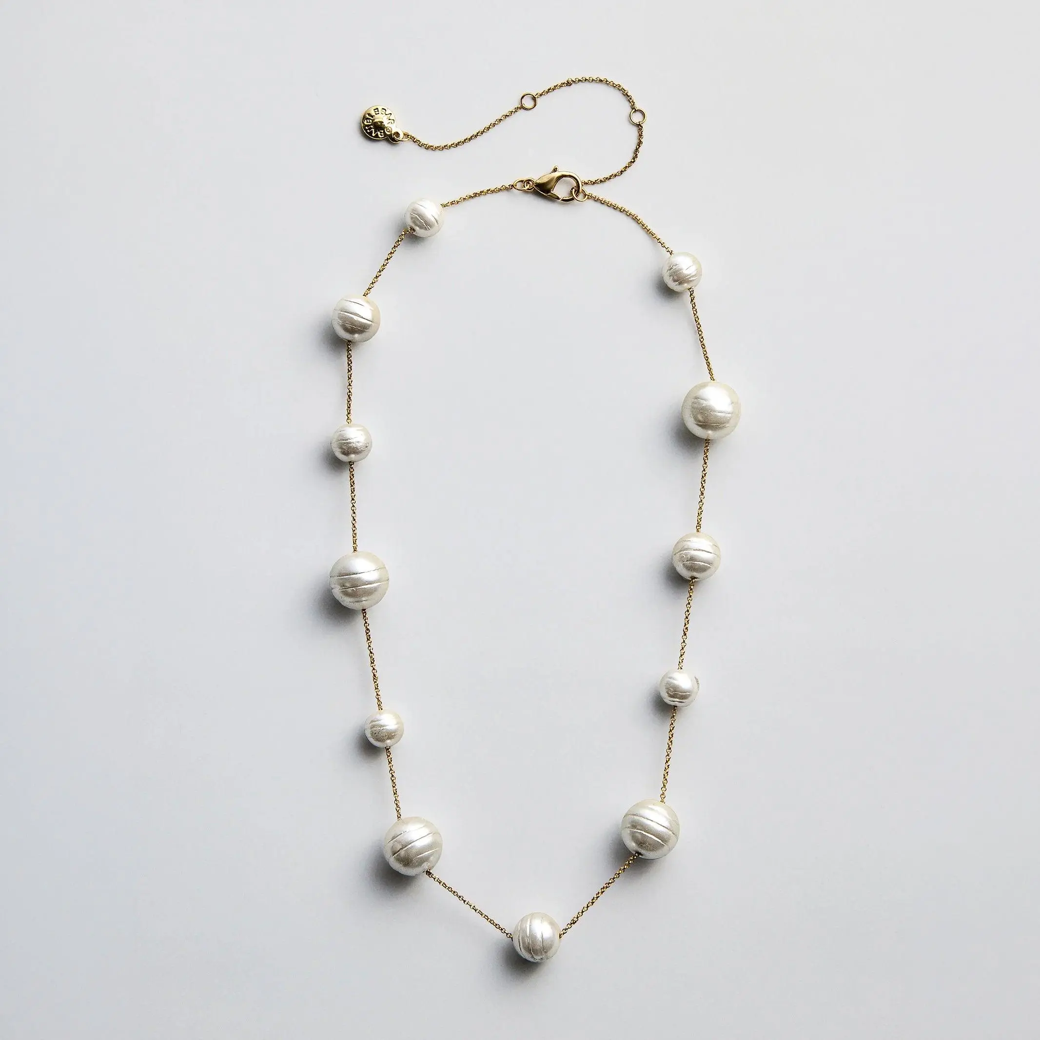Blair Dainty Pearl Chain Necklace, Easy to Wear Casual Artificial Gemstone Necklaces & Pendants Blair Dainty Pearl Chain Necklace, Easy to Wear Casual Artificial Gemstone Necklaces & Pendants