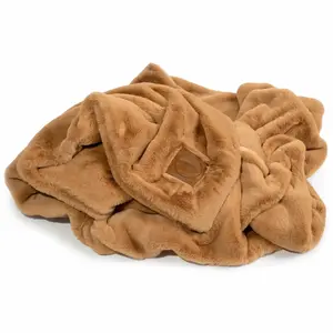 The Snuggle Blanket | 60"x80" Size | Up to 24lbs With Insert | Ultra Soft Faux Fur | Luxury Weighted Blanket | 9.5lbs Unweighted