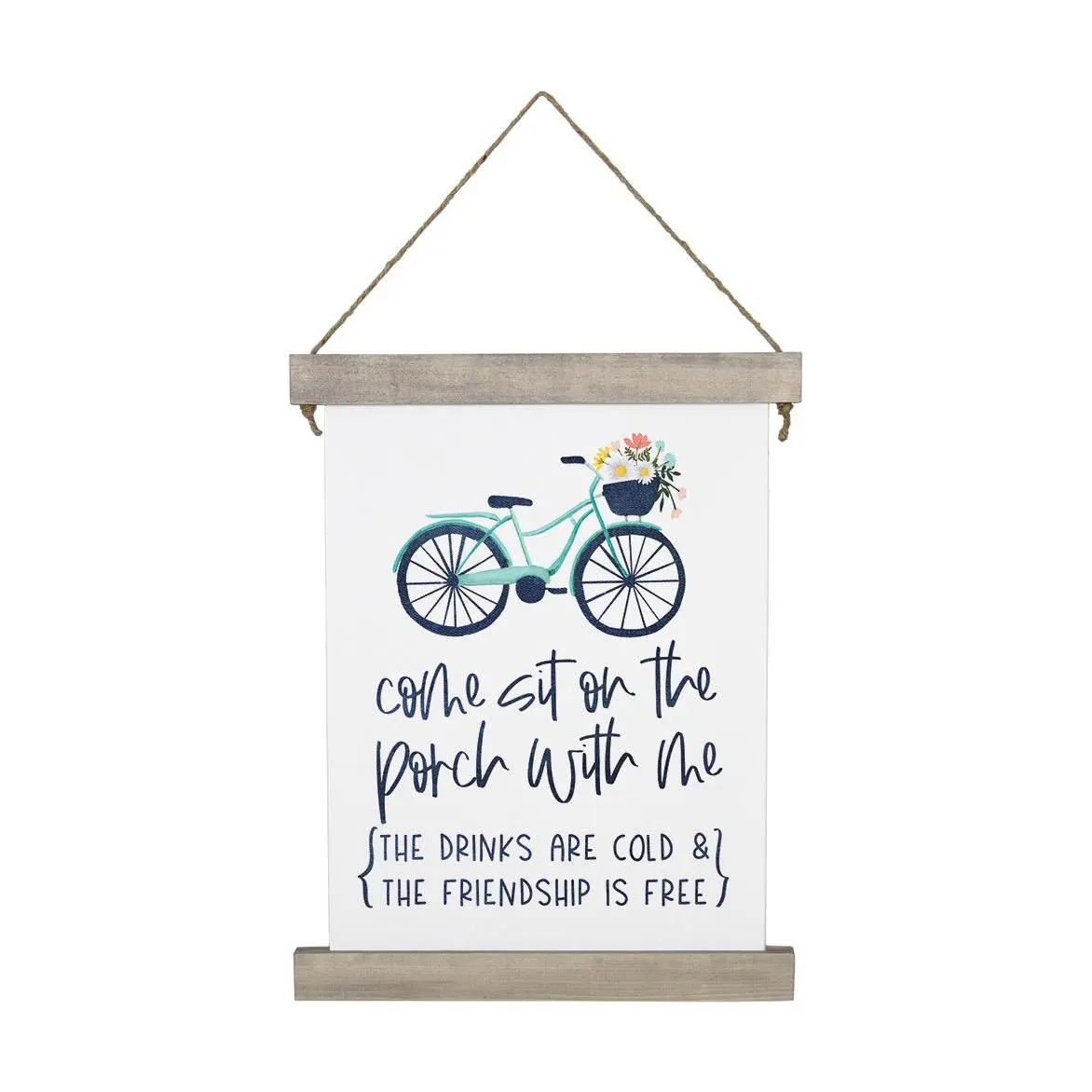 Sincere Surroundings 27.5" Sit On The Porch Hanging Canvas