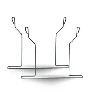 Chrome-Plated Anti-Sail Brackets for Mud Flaps - 26" x 21" Heavy-Duty Carbon Steel