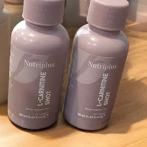 Nutriplus L-Carnitine Shot 2 Pack with Green Tea 50ml Each for Fitness Energy Enhancer Dietary Supplement