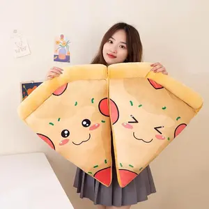 45/55/65cm Pizza Food Plush Pillow Stuffed Like Real Cushion Union  Decor Creative Sofa Chair Decor Birthday Gift