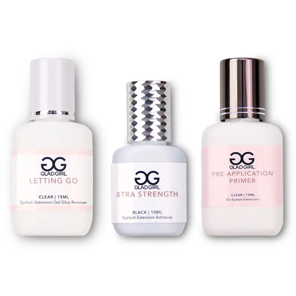 Xtra Strength Eyelash Extension Glue + Remover/Primer Combo