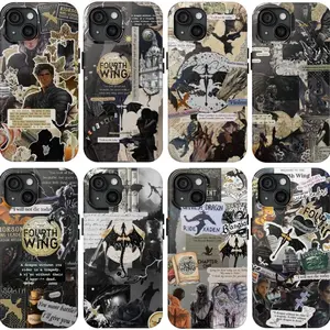 Fourth Wing Phone Case Bookish Fantasy Fourth Wing Merch Compatible with iPhone 11, 12, 13, 14, 15, 16, 17 & more – check our available sizes