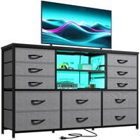 Gray-LED 12 Drawer