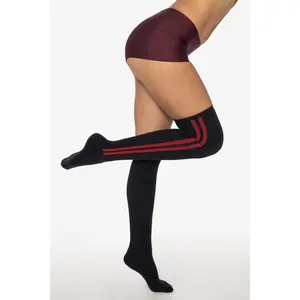 SCRSTRSOCK - Classic Soccer Stripe Over The Knee Sock