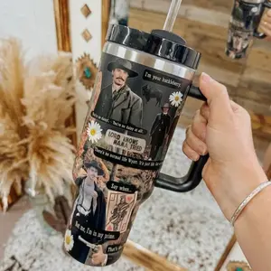 Doc Holliday Tumbler Val Kilmer Tombstone Tribute for Movie Buffs & Western Fans