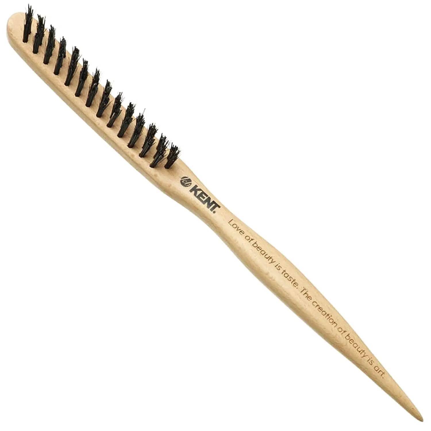 "Perfect For" Boar Bristle and Nylon Bristle Teasing Hair Brush with Sectioning Tip