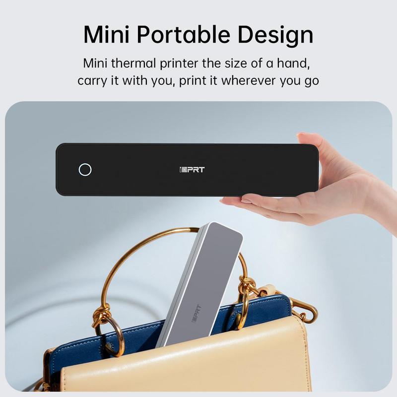 iDPRT Inkless Portable Printers Wireless for Travel, MT610 Pro Bluetooth Thermal Printer Compatible with Phone & Laptop,Support 8.5'' x 11'' US Letter & A4, Inkless Mobile Printer for Office, Home, School Wifi