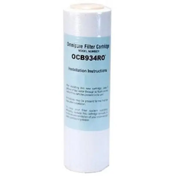 Omnipure - OCB934RO - 9.75" x 3" (GAC) Granular Activated Carbon Filter Cartridge
