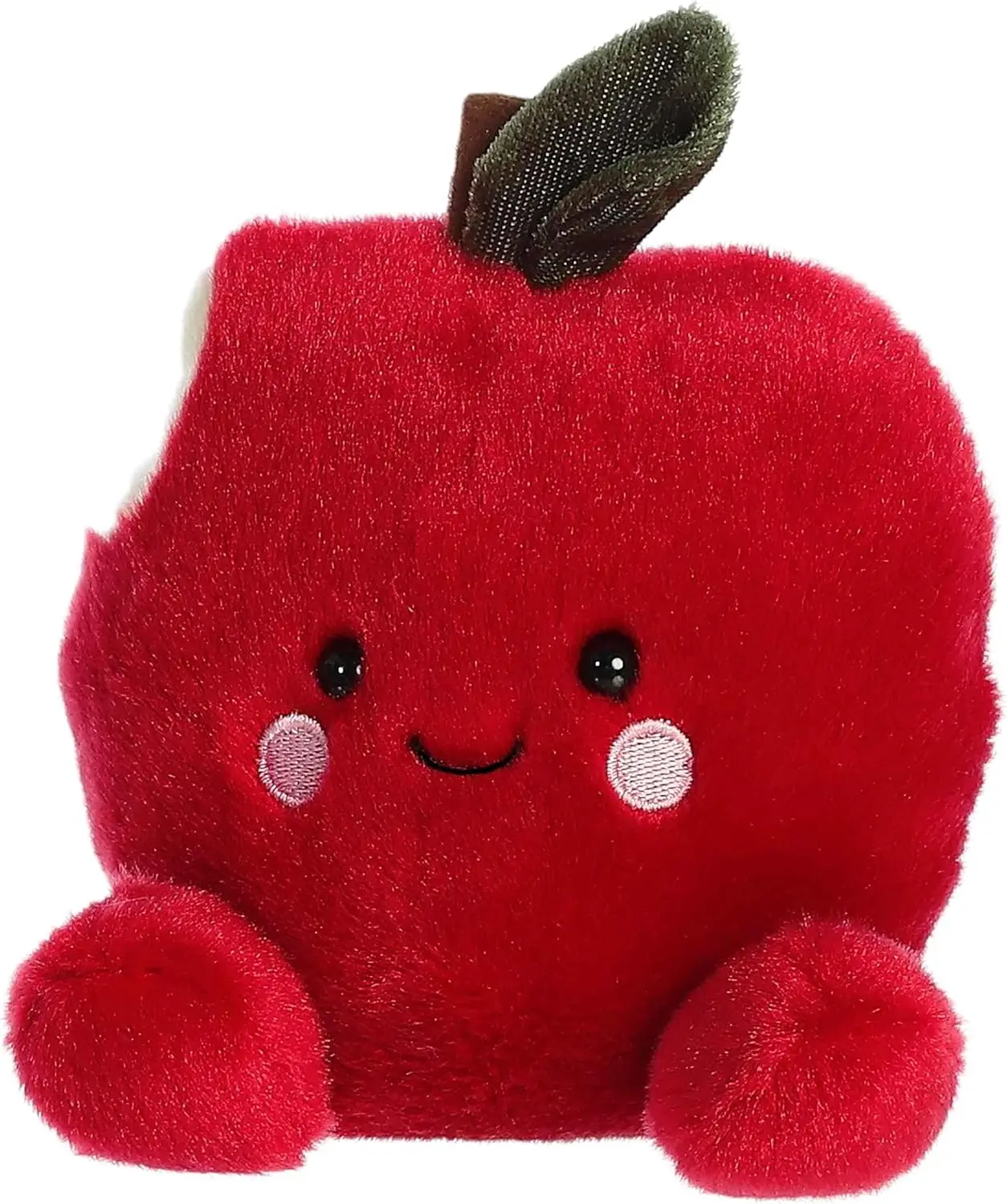 Red Apple Stuffed Animal - Pocket-Sized Play - Collectable Fun - 5 Inches