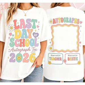 Stripes Autographs 2026 Shirt, Official Autograph Shirt, Of School, End Of School, Senior, Class Of 2026 Bruh We Out Shirt #   Last Day of School #   Sign My Shirt