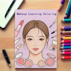 Beauty Practice Book Tutorial, Single-Sided Print, 24 Pages 120gsm Thick Luxury Edition, Perfect Self-Care Gift for Adults, Ideal for Mother's Day