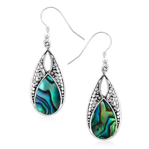 Drop Earrings for Women Dangle - Unique Boho Beach Earrings in 925 Sterling Silver - Costume Vintage Jewelry Birthday Christmas Gifts