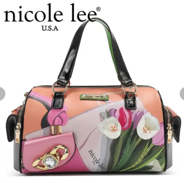 VIOLET BLOSSOM HANDBAG