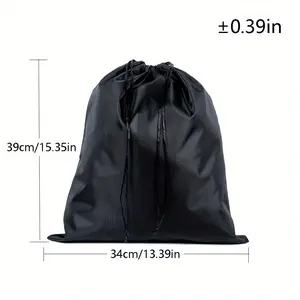 Large Oxford Cloth Clothing Storage Bag with Drawstring Closure, Extra-Large Dustproof Quilt Storage Bag, Christmas, Halloween