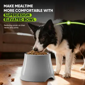 Elevated Dog Bowl for Large Breeds Neck Protection Anti Spill Pet Feeding Dish