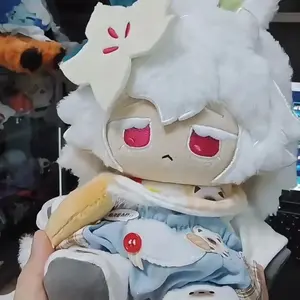 2026 new Stuffed 20cm Game Anime Cookie Run: Kingdom Saint Lily Cookie's Attributes Body Plush Doll Toy Soft Dress Up Cotton Kid Gift