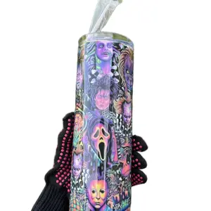 Horror Character 20oz Tumbler Drinkware Portable Cup