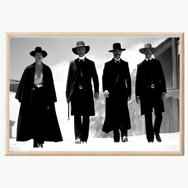 Custom Tombstone 1993 Movie Poster, Tombstone Wall Art Print Modern Home Bedroom Decor Poster