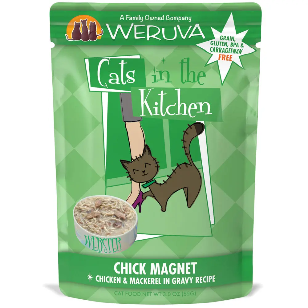 Cats in the Kitchen Chick Magnet