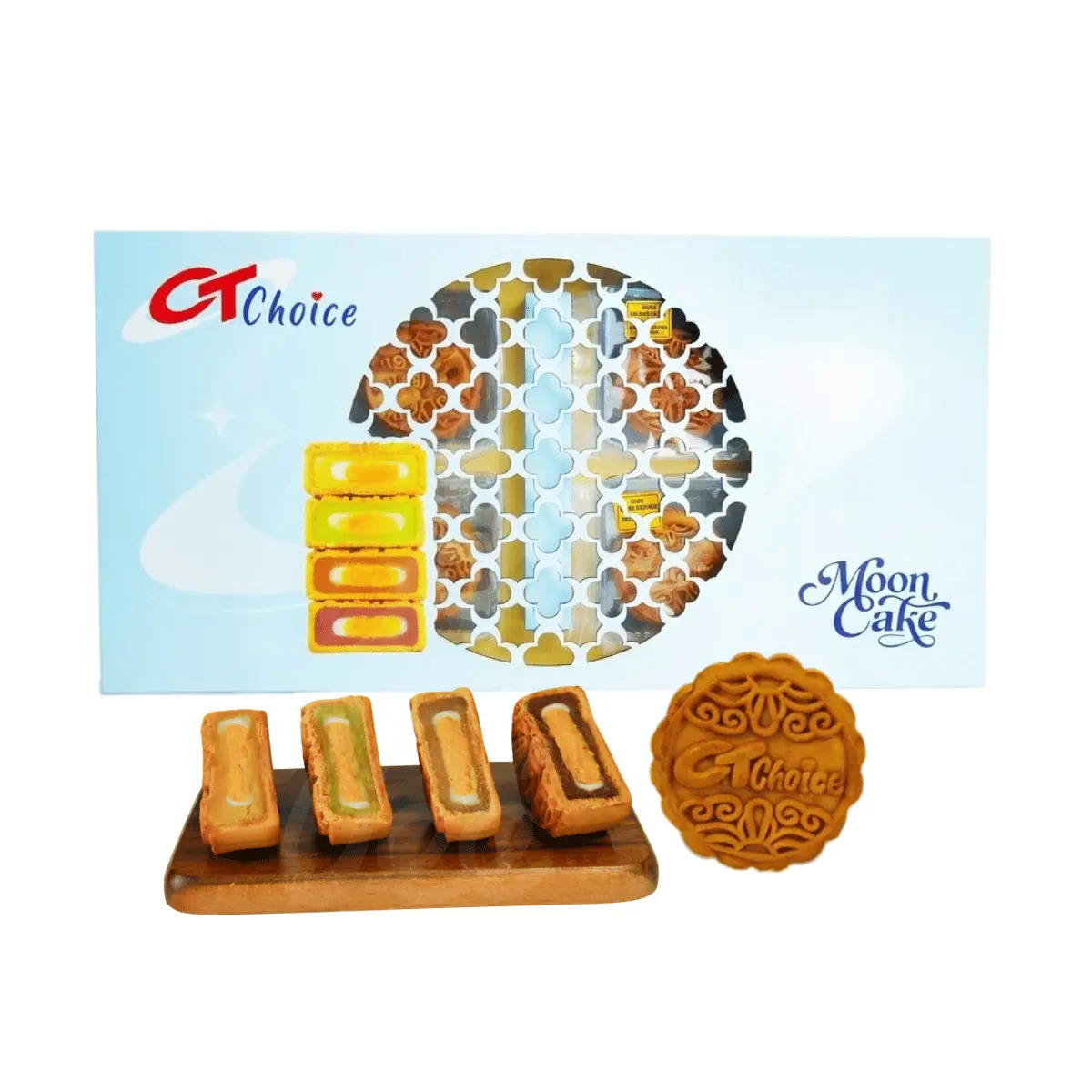 [CT Choice] Assorted Mochi Mooncakes with 1 Yolk-8 Pieces, 800g