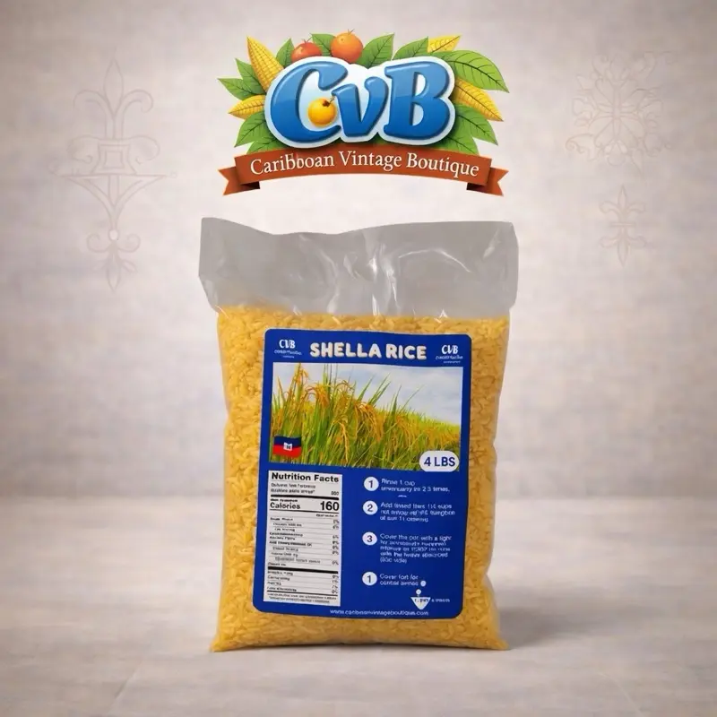 Shella Rice – Caribbean Parboiled Rice (4 lb Bag)