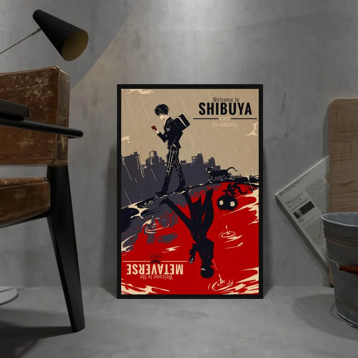 Persona 5 Poster, Poster Persona 5 Wall Art, Game Wall Art Gift, Unique Poster Wall Art Decor, Poster Lovers For Gift UBV1-71