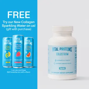 Vital Proteins Bovine Colostrum Supplement - Unflavored, 90 Capsules, 30 Servings | Gut Health, Immune Support