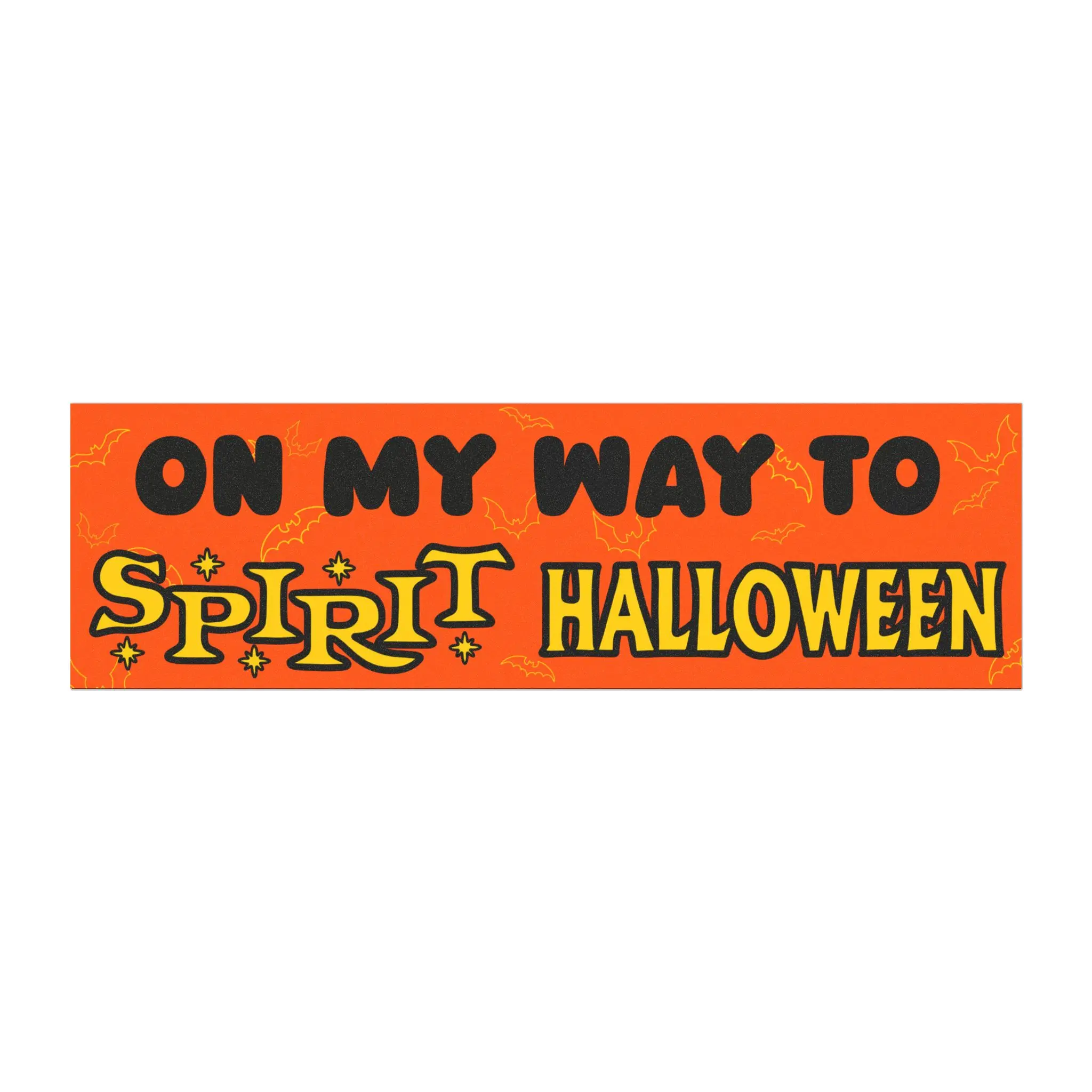 On My Way To Spirit Halloween Car Magnet