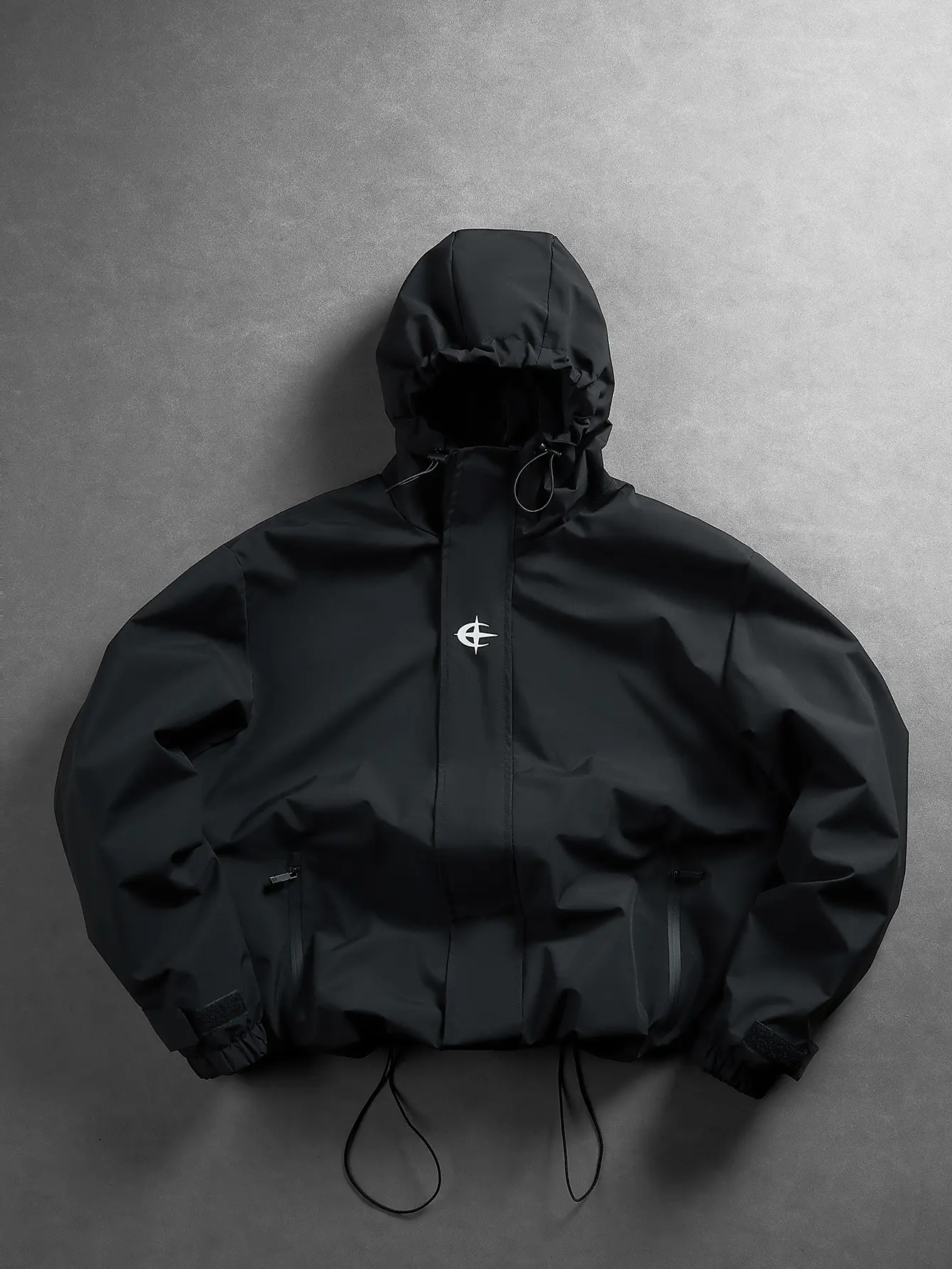 Men’s Short Hooded Jacket – Windproof, Waterproof Loose Fit Jacket Suitable for Outdoor Activities, Urban Commuting, Hiking & Mountaineering, and Streetwear