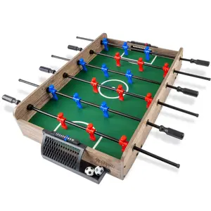 GoSports 32 Inch Tabletop Foosball Game Set - Oak or Black GoSports 32 Inch Tabletop Foosball Game Set - Oak or Black