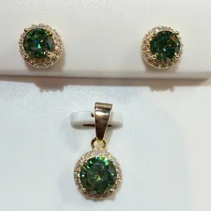 Gorgeous 3ct Moissonite Set 925s GP