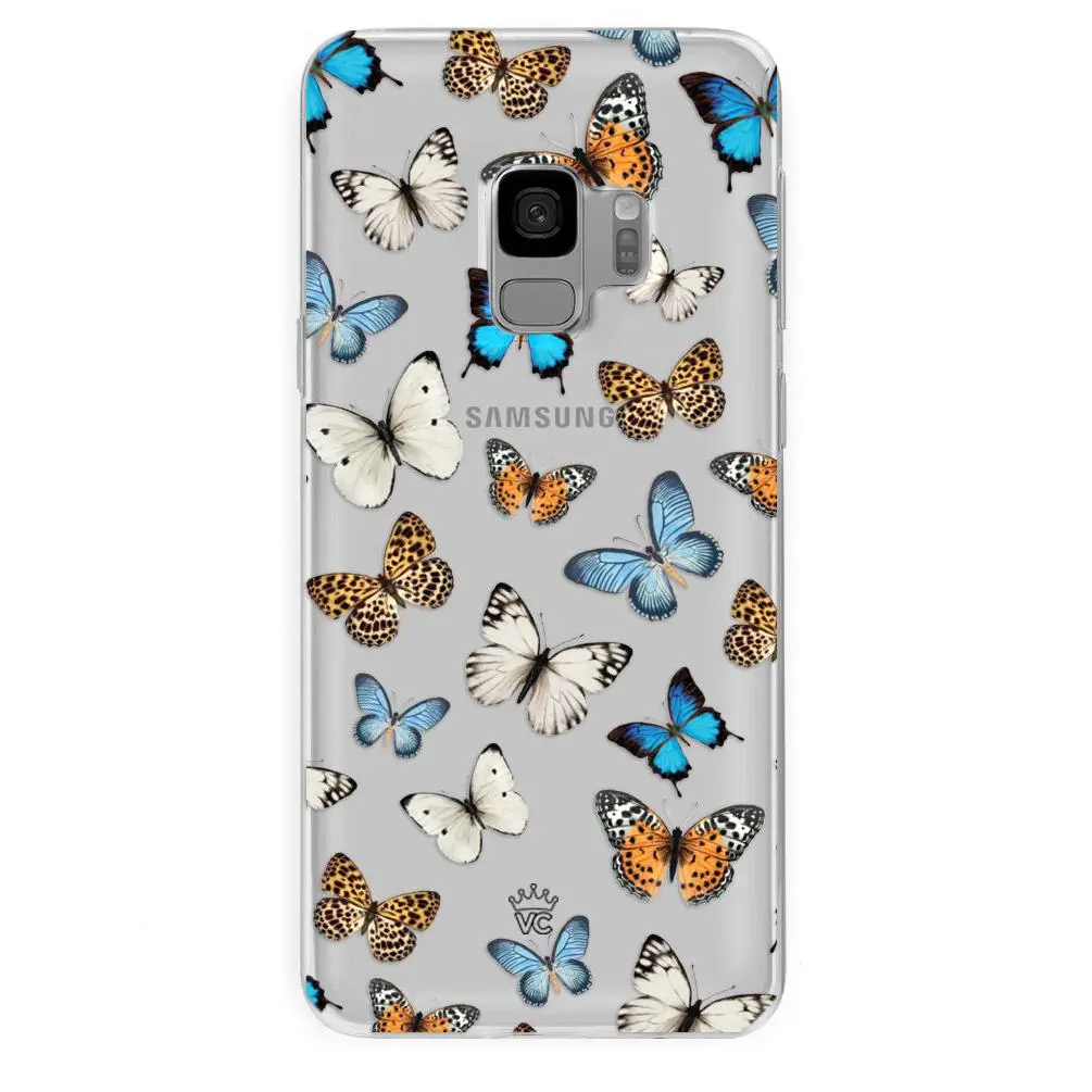 Velvet Caviar Butterfly Dreams Gloss Finish Samsung Smartphone Cover - Shockproof, Protective, High-Quality, Cute, Stylish Mobile Phone Accessory, Ideal Valentine's Gift for Butterfly Lovers