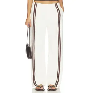 Rag & Bone Featherweight Logan Pull On Track Jeans in Ecru Sport