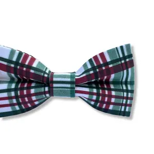 Holiday Plaid Bow Tie