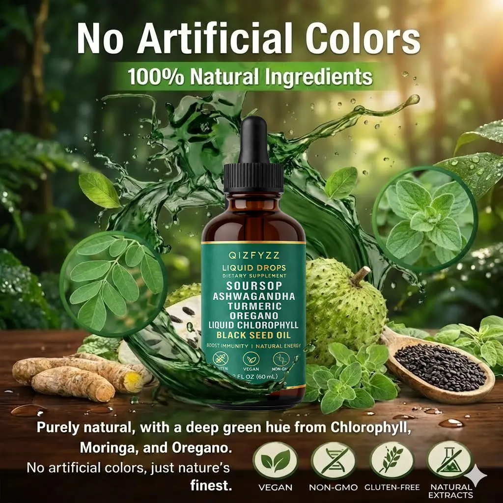 QIZFYZZ 10-in-1 Soursop Bitterness Drops & 20-in-1 Seaweed