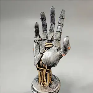 Mechanical Hand Resin Craft Ornament, Game Controller Desktop Stand