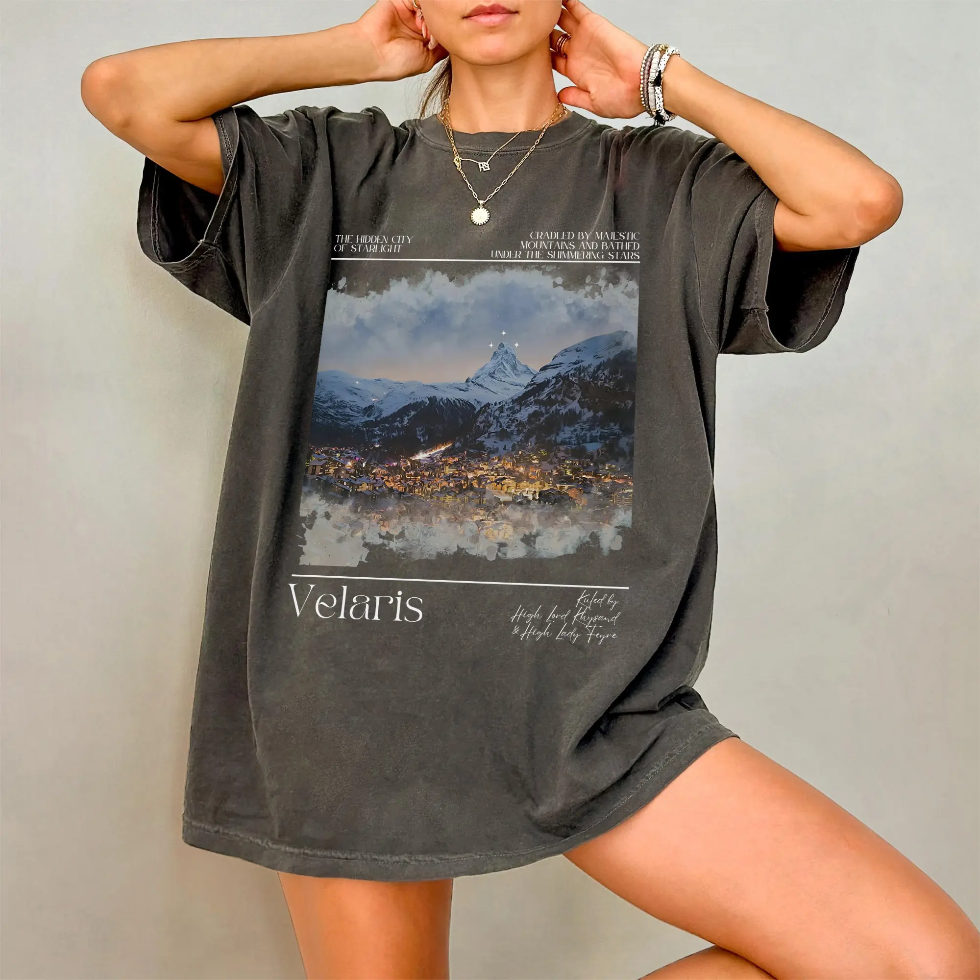 Velaris Shirt LICENSED Sarah J Maas Merch City Of Starlight, Acotar Merch, SJM Merch, Sarah J Maas Gifts, Velaris Tshirt, Acotar Shirt, Bookish Gifts