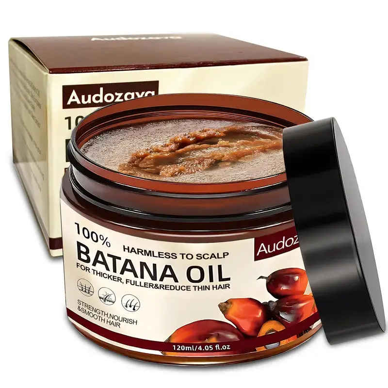 120ml Raw Batana Oil for Hair Growth - OrganicUnrefined Batana Oil for Nourishing and SupportingHealthy Hair and Scalp Thickening Boost Hydratebatana oil hair growth