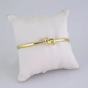 Bangle Women - Pulsos Dama - Plain 14K Real Color