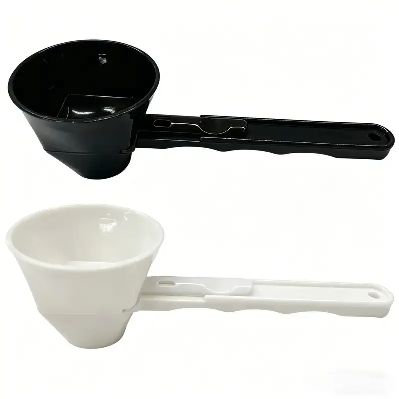 [Buy 1 Get 1 Free] Protein Powder Sliding Spoon,High Quality Funnel for Pre Workout Creatine Powder Formula,Coffee Milk Smoothie Chocolate Powder Kitchen Utensils BPA Free Plastic