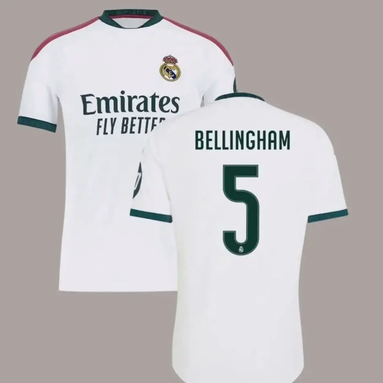Jude Bellingham #5 Real Madrid Jersey 2026-2027 – Men's Soccer Shirt, La Liga Football Supporter Apparel