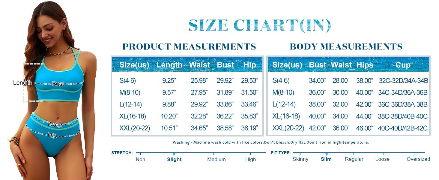 ANRABESS Womens Halter Bikini Set Color Block Sporty Swimsuits Two Piece High Waist Bathing Suit Sexy Summer Beach Swim Suits