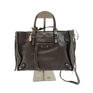 Pre-owned Balenciaga France Crossbody Bags Class City midium cowhide black handbag H2 50251