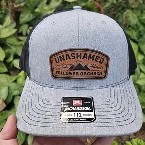 Unashamed Follower of Christ Christian Trucker Hat, Richardson 112 Snapback, Religious Gift For Him Or Her, Gift For Jesus Lover