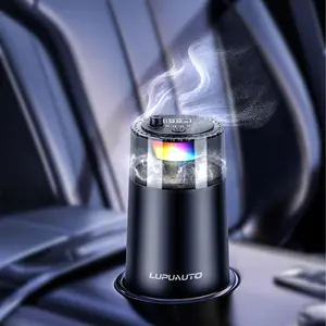 LupuAuto Car Aromatherapy Hair Diffuser - Dynamic Star Light, 3 Adjustable Fragrance Modes, Long-Lasting Scent, Intelligent Vibration Sensor, Cute Design for Car, Office